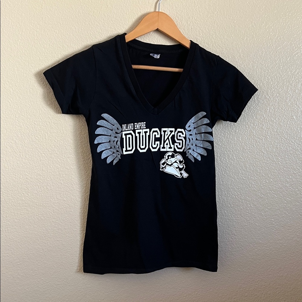 Black Inland Empire Ducks Women's Short Sleeve Tee